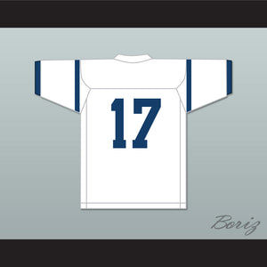 Jelani Woods 17 Cedar Grove High School Saints White Football Jersey 1