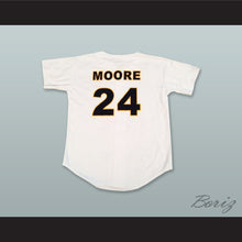 Load image into Gallery viewer, Jeremy Moore 24 Salt Lake Bees White Button Down Baseball Jersey