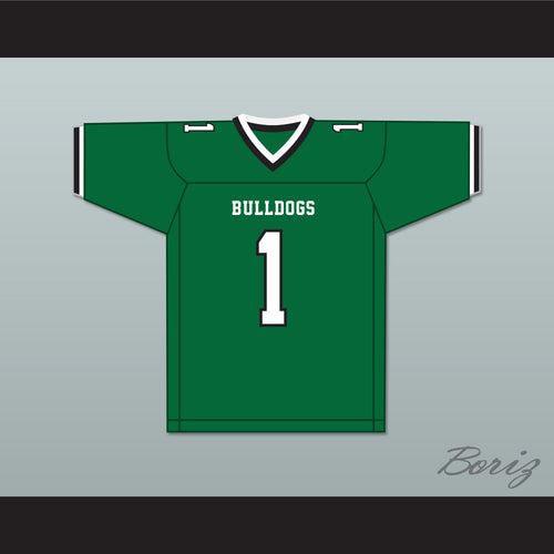 Jeremy Ruckert 1 Lindenhurst Senior High School Bulldogs Green Football Jersey 2