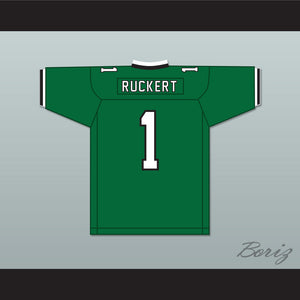 Jeremy Ruckert 1 Lindenhurst Senior High School Bulldogs Green Football Jersey 2