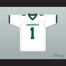 Load image into Gallery viewer, Jeremy Ruckert 1 Lindenhurst Senior High School Bulldogs White Football Jersey 2