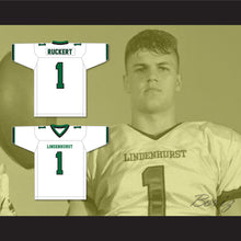 Load image into Gallery viewer, Jeremy Ruckert 1 Lindenhurst Senior High School Bulldogs White Football Jersey 2