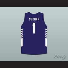 Load image into Gallery viewer, Jeremy Sochan 1 La Lumiere School Lakers Navy Blue Basketball Jersey 2
