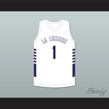 Load image into Gallery viewer, Jeremy Sochan 1 La Lumiere School Lakers White Basketball Jersey 1