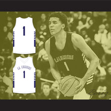 Load image into Gallery viewer, Jeremy Sochan 1 La Lumiere School Lakers White Basketball Jersey 1