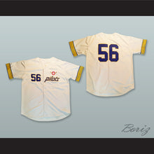 Load image into Gallery viewer, Jim Bouton 56 Seattle Pilots White Baseball Jersey