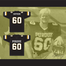 Load image into Gallery viewer, Jim Gaffigan 60 Purdue Black Football Jersey