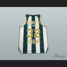 Load image into Gallery viewer, Jimmer Fredette 32 Panathinaikos BC Striped Basketball Jersey