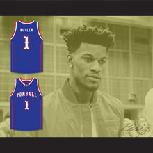 Load image into Gallery viewer, Jimmy Butler 1 Tomball High School Cougars Blue Basketball Jersey