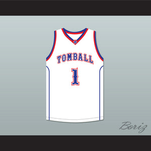 Jimmy Butler 1 Tomball High School Cougars White Basketball Jersey