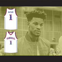 Load image into Gallery viewer, Jimmy Butler 1 Tomball High School Cougars White Basketball Jersey