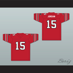 1984 USFL Jimmy Jordan 15 Tampa Bay Bandits Road Football Jersey