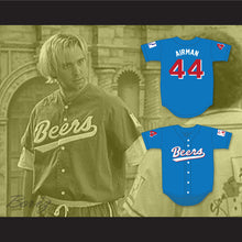 Load image into Gallery viewer, Joe &#39;Airman&#39; Cooper 44 Milwaukee Beers BASEketball Blue Baseball Jersey