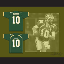 Load image into Gallery viewer, Joe Burrow 10 Athens High School Bulldogs Green Football Jersey 2