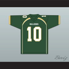 Load image into Gallery viewer, Joe Burrow 10 Athens High School Bulldogs Green Football Jersey 1