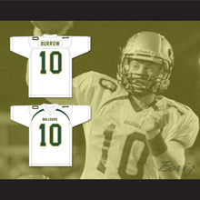 Load image into Gallery viewer, Joe Burrow 10 Athens High School Bulldogs White Football Jersey 2