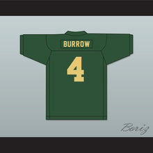 Load image into Gallery viewer, Joe Burrow 4 Athens Middle School Bulldogs Green Football Jersey 2