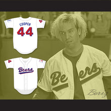 Load image into Gallery viewer, Joe Cooper 44 Milwaukee Beers BASEketball White Baseball Jersey