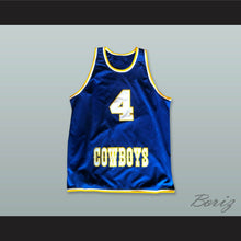 Load image into Gallery viewer, Joe Dumars 4 McNeese State Cowboys Blue Basketball Jersey