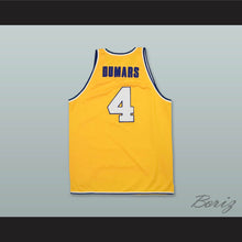 Load image into Gallery viewer, Joe Dumars 4 McNeese State Cowboys Yellow Gold Basketball Jersey