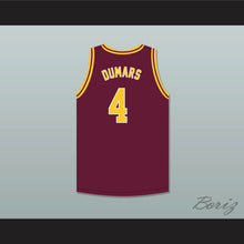 Load image into Gallery viewer, Joe Dumars 4 Natchitoches Central High School Chiefs Maroon Basketball Jersey 2