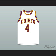 Load image into Gallery viewer, Joe Dumars 4 Natchitoches Central High School Chiefs White Basketball Jersey 1