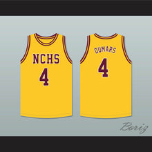 Load image into Gallery viewer, Joe Dumars 4 Natchitoches Central High School Chiefs Yellow Gold Basketball Jersey 2