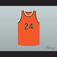 Load image into Gallery viewer, Joe Namath 24 Beaver Falls High School Tigers Orange Basketball Jersey 1