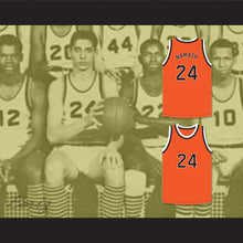 Load image into Gallery viewer, Joe Namath 24 Beaver Falls High School Tigers Orange Basketball Jersey 1