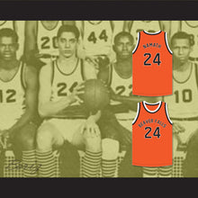 Load image into Gallery viewer, Joe Namath 24 Beaver Falls High School Tigers Orange Basketball Jersey 2