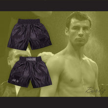 Load image into Gallery viewer, Joe Calzaghe Black Boxing Shorts