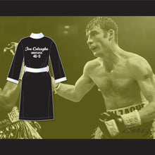 Load image into Gallery viewer, Joe Calzaghe Black Satin Full Boxing Robe