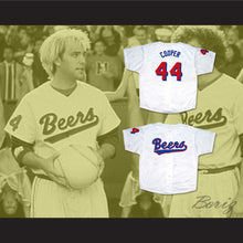 Load image into Gallery viewer, BASEketball Trey Parker Joe Cooper 44 Milwaukee Beers Baseball Jersey
