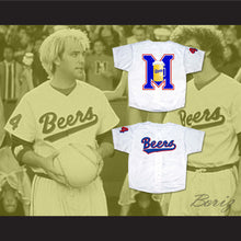 Load image into Gallery viewer, BASEketball Trey Parker Joe Cooper 44 Milwaukee Beers Baseball Jersey Logo Back