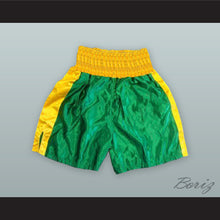 Load image into Gallery viewer, Joe Frazier Green Boxing Shorts