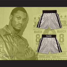 Load image into Gallery viewer, Joe Frazier White Boxing Shorts