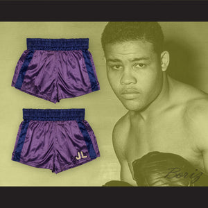Joe Louis Purple Boxing Shorts