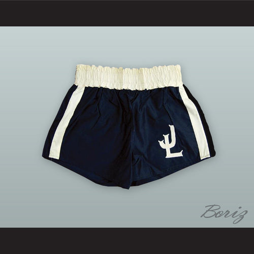 Joe Louis Black and White Boxing Shorts