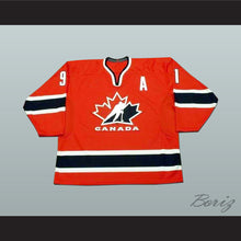 Load image into Gallery viewer, Joe Sakic 91 Team Canada Red Hockey Jersey