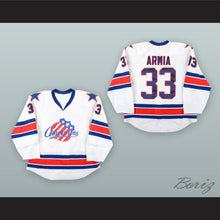 Load image into Gallery viewer, Joel Armia 33 Rochester Americans White Hockey Jersey