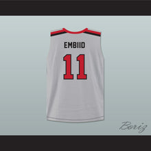 Load image into Gallery viewer, Joel Embiid 11 Cameroon Gray Basketball Jersey