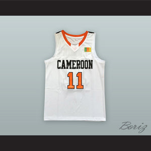 Joel Embiid 11 Cameroon White Basketball Jersey