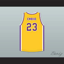 Load image into Gallery viewer, Joel Embiid 23 Montverde Academy Eagles Yellow Basketball Jersey
