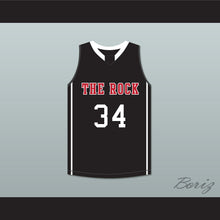 Load image into Gallery viewer, Joel Embiid 34 The Rock High School Black Basketball Jersey 2