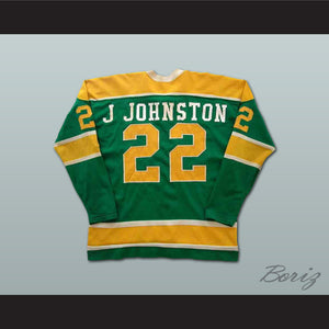 Joey Johnston 22 California Golden Seals Green Hockey Jersey