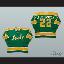 Load image into Gallery viewer, Joey Johnston 22 California Golden Seals Green Hockey Jersey