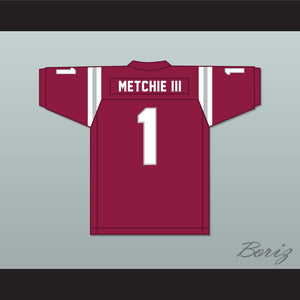John Metchie III 1 St. James School Saints Maroon Football Jersey 2