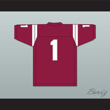 Load image into Gallery viewer, John Metchie III 1 St. James School Saints Maroon Football Jersey 1