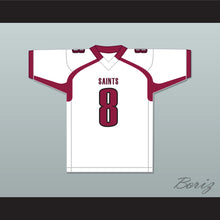 Load image into Gallery viewer, John Metchie III 1 St. James School Saints White Football Jersey 1