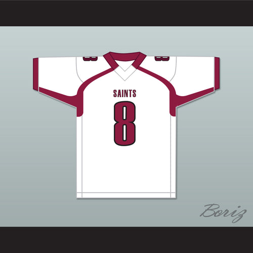 John Metchie III 1 St. James School Saints White Football Jersey 1